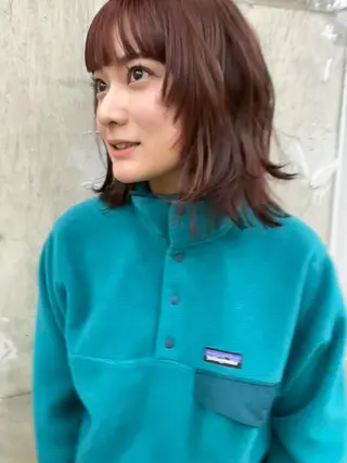 ミディアム 垢抜けボブ/SAHO /OAK溝の口のヘアスタイル