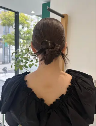 ミディアム カラー ハイトーン/透け感 カラー🎀真香のヘアスタイル
