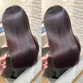 セミロング 髪質改善&ヘアケア 永山若奈のヘアスタイル