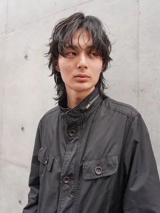 ショート パーマ 曲がる縮毛矯正 バレイヤージュ森田のヘアスタイル