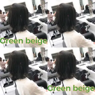ミディアム ハイトーン×レイヤー カットTAKUMIのヘアスタイル