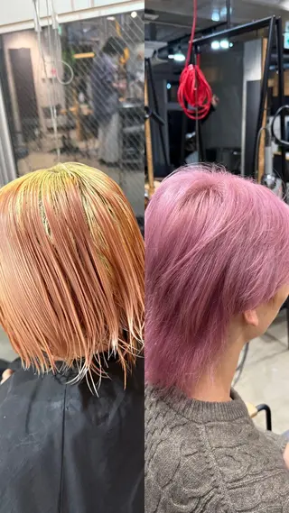 ロング カラー 【🥀履歴修正🥀】 ハイトーン職人/拓真のヘアスタイル