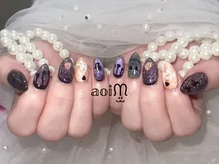 ネイル 葵うさぎ AIのネイルデザイン