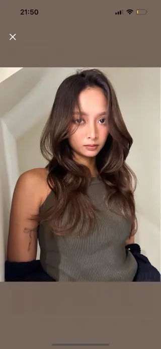 ロング 🎀 うる艶透明感 カラー / 錦糸町のヘアスタイル