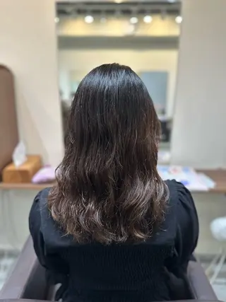 ロング カラー パーマ 平日オススメ✨ プチプラ✨山下のヘアスタイル