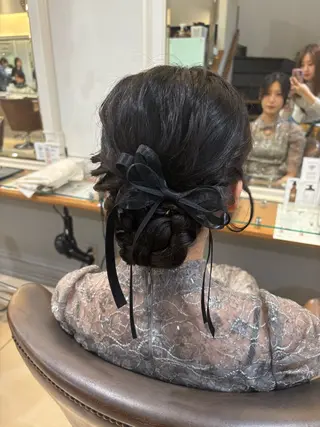 ヘアアレンジ 韓国ヘアー🇰🇷 MIWAのヘアスタイル