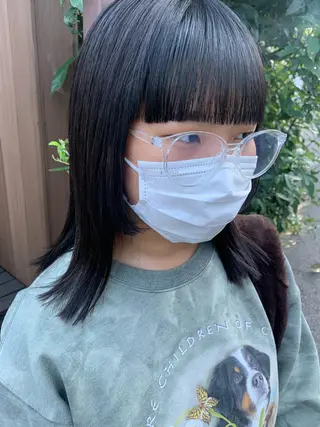 ミディアム ボブ/顔まわりカット 💫大澤奈緒美のヘアスタイル