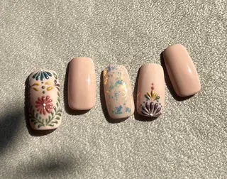 ネイル Sun Brown サンブラウンのネイルデザイン