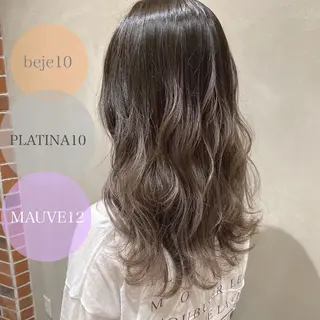 セミロング カラー パーマ ヘアアレンジ 酸性縮毛矯正のプロ 杉山玲介のヘアスタイル