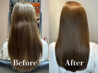 セミロング カラー 西浦慎二 /艶カラー/髪質改善のヘアスタイル