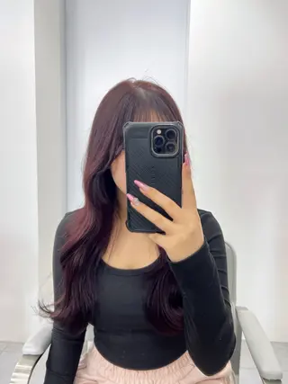 ロング 韓国/顔周り/透明感 /レイヤー/ひなたのヘアスタイル