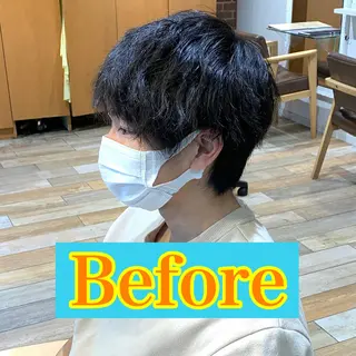 ショート パーマ メンズ メンズパーマ&メンズ 縮毛矯正/平野/渋谷のヘアスタイル