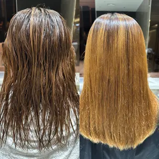 セミロング AVANCE emiのヘアスタイル