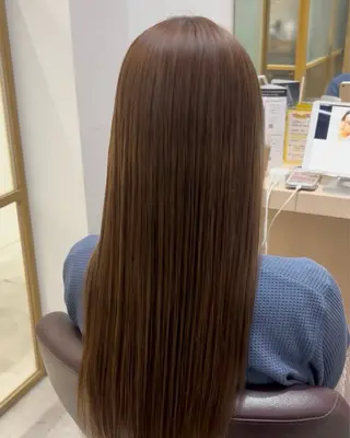 ロング カラー PATIONN所属・透明感/ベージュ/ yuna.のヘアスタイル