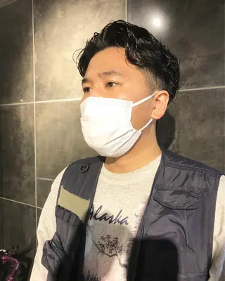 パーマ ヘアアレンジ メンズ メンズ特化✂️栗原 侑也のヘアスタイル