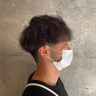 パーマ メンズ Ryo 難波 メンズサロンのヘアスタイル
