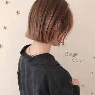 ミディアム カラー 市川 千夏のヘアスタイル