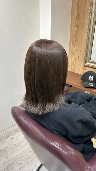 ミディアム カラー 鈴木 悠孝のヘアスタイル