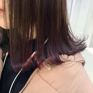 ミディアム カラー ヘアアレンジ 完全💗マンツーマン marinのヘアスタイル