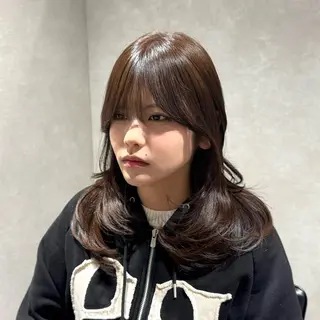 セミロング 韓国特化🇰🇷千葉 /レイヤーカット竜生のヘアスタイル