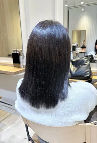 セミロング 川崎 智優のヘアスタイル