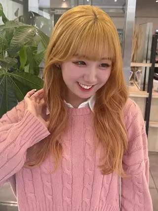 ロング カラー LUCK 本厚木店のヘアスタイル