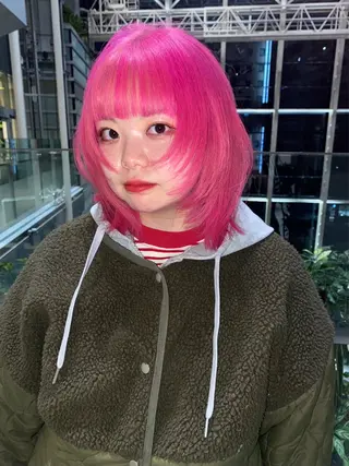 ミディアム カラー mai / linoah˚✧のヘアスタイル