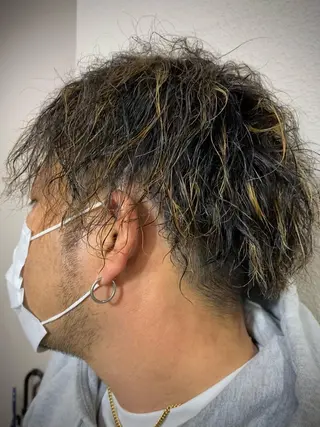 メンズ メンズ特化 岸本 阪急六甲サロンドロイのヘアスタイル