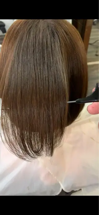 ミディアム 家田 竜のヘアスタイル