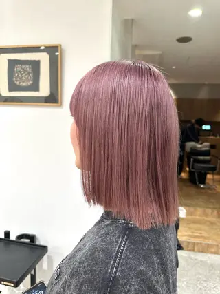 ミディアム 透明感イルミナカラー ／寒色/MOMOKAのヘアスタイル