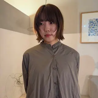ショート ボブパーマ🥣KON コンナツミのヘアスタイル