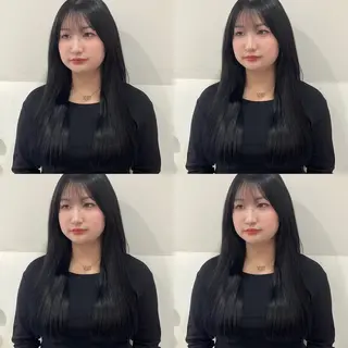 ミディアム カラー 🦋REISA🦋 エクステ×ハイトーンのヘアスタイル