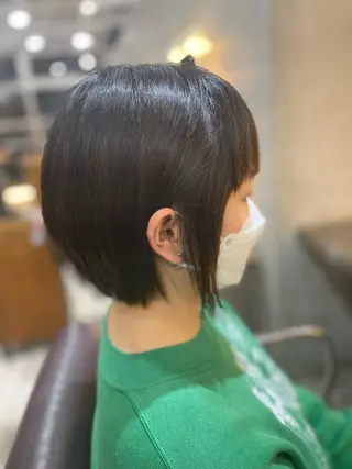 ショート 岡田 駿也のヘアスタイル