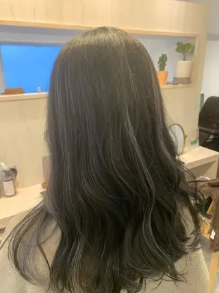セミロング カラー ヘアアレンジ Sia中野新橋 『JUNYA』のヘアスタイル