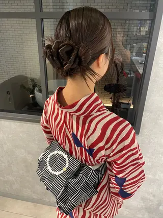 セミロング ヘアアレンジ arrow🖤 もえみのその他イメージ