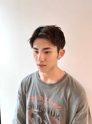 ショート メンズ トイ ハルトのヘアスタイル