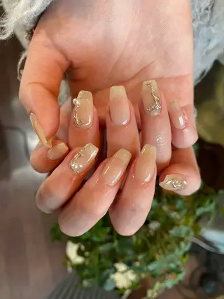 ネイル crystal ⭐︎ colorのネイルデザイン
