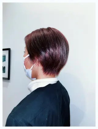 カラー 無料カットカラー／ モデル募集💈市川春のヘアスタイル