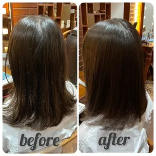 ミディアム stylist YUTOのヘアスタイル