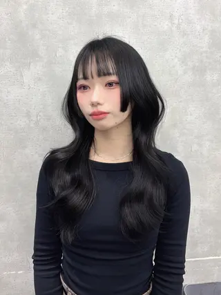 ロング カラー ⛓ワンホンレイヤー 🥀🖤/あいりのヘアスタイル