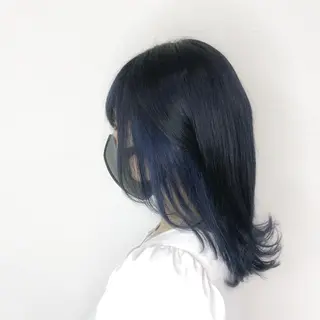 セミロング カラー collet矢島/ ブリーチ/レイヤーのヘアスタイル