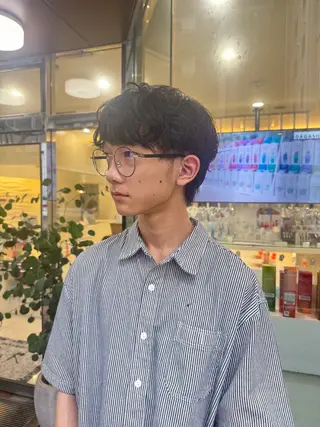 ショート パーマ メンズ Seeknext // Rukaのヘアスタイル