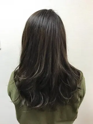 ロング カラー ヘアアレンジ 吉森 満俊のヘアスタイル