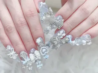 ネイル MoMoA Nail ネイル長さ出し専門店のネイルデザイン