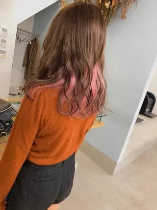 ロング カラー leben serikaのヘアスタイル