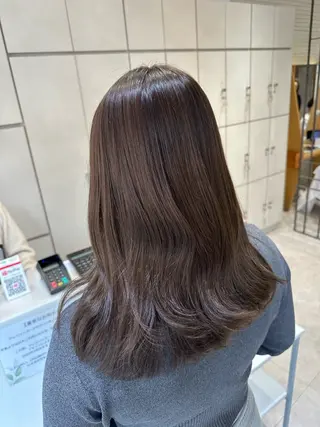 ミディアム 美髪矯正/渡辺 りんのヘアスタイル