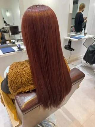 ロング カラー 松ヶ迫 珠里のヘアスタイル