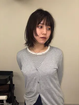 ミディアム natsuki /HUIのヘアスタイル