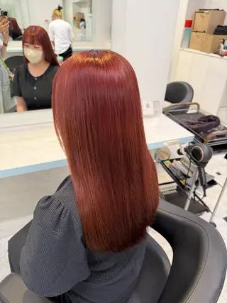 カラー 🇰🇷韓流暖色ヘア 🍒saaya🍒のヘアスタイル