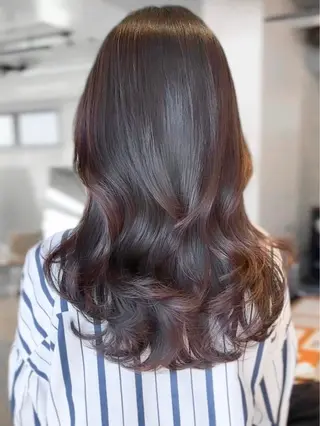 ロング カラー ヘアアレンジ 垢抜け透明感カラー 指名No.1shunのヘアスタイル